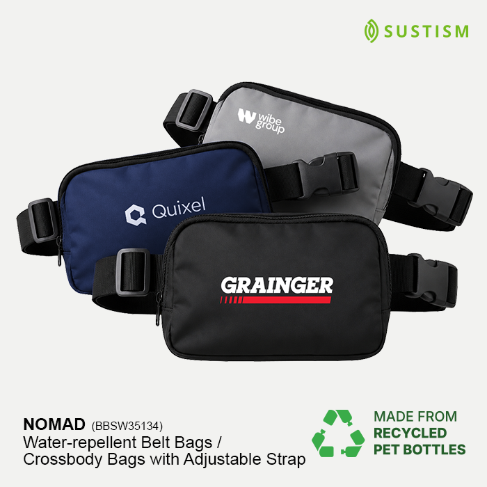 NOMAD Water-repellent Belt Bags / Crossbody Bags with Adjustable Strap 1