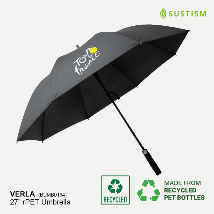 Verla 27” Auto Open rPET Umbrella