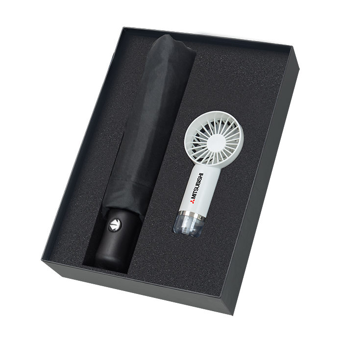 2 in 1 Gift Set (Umbrella + Misty Handheld Fan) 2
