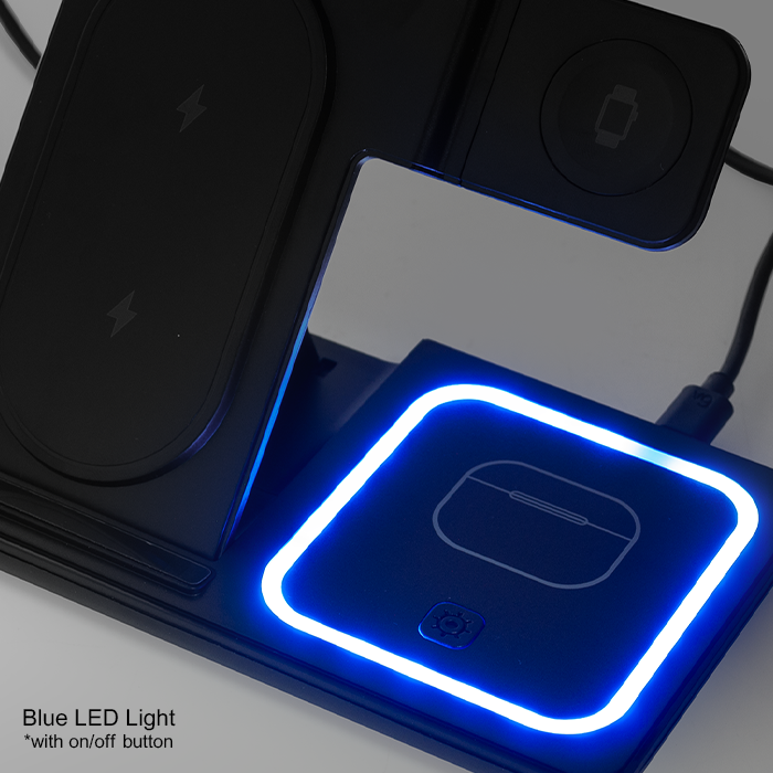 DOCK 15W 3 in 1 Wireless Charging Station 5